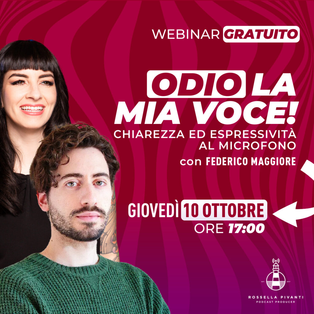 Voce nel podcast con Rossella Pivanti